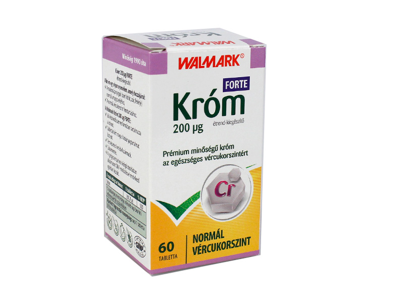 WALMARK KRÓM FORTE TABLETTA 60DB