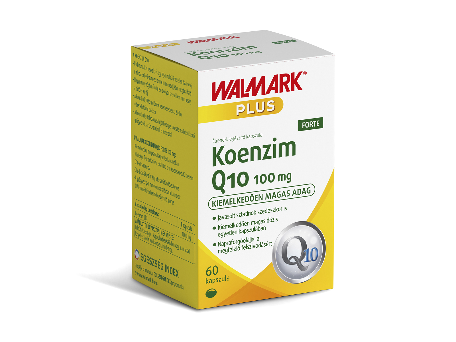 WALMARK Q10 KOENZIM FORTE 100MG KAPSZULA 60DB
