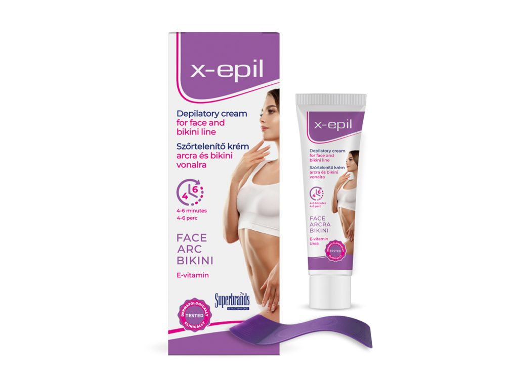 X-EPIL SZŐRTELENÍTŐ KRÉM ARCRA-BIKINI VONALRA 40ML