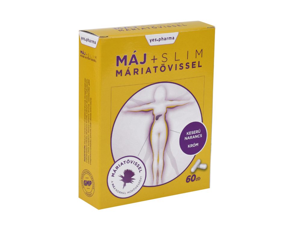 YES PHARMA MÁJ+SLIM MÁRIATÖVISSEL 60DB