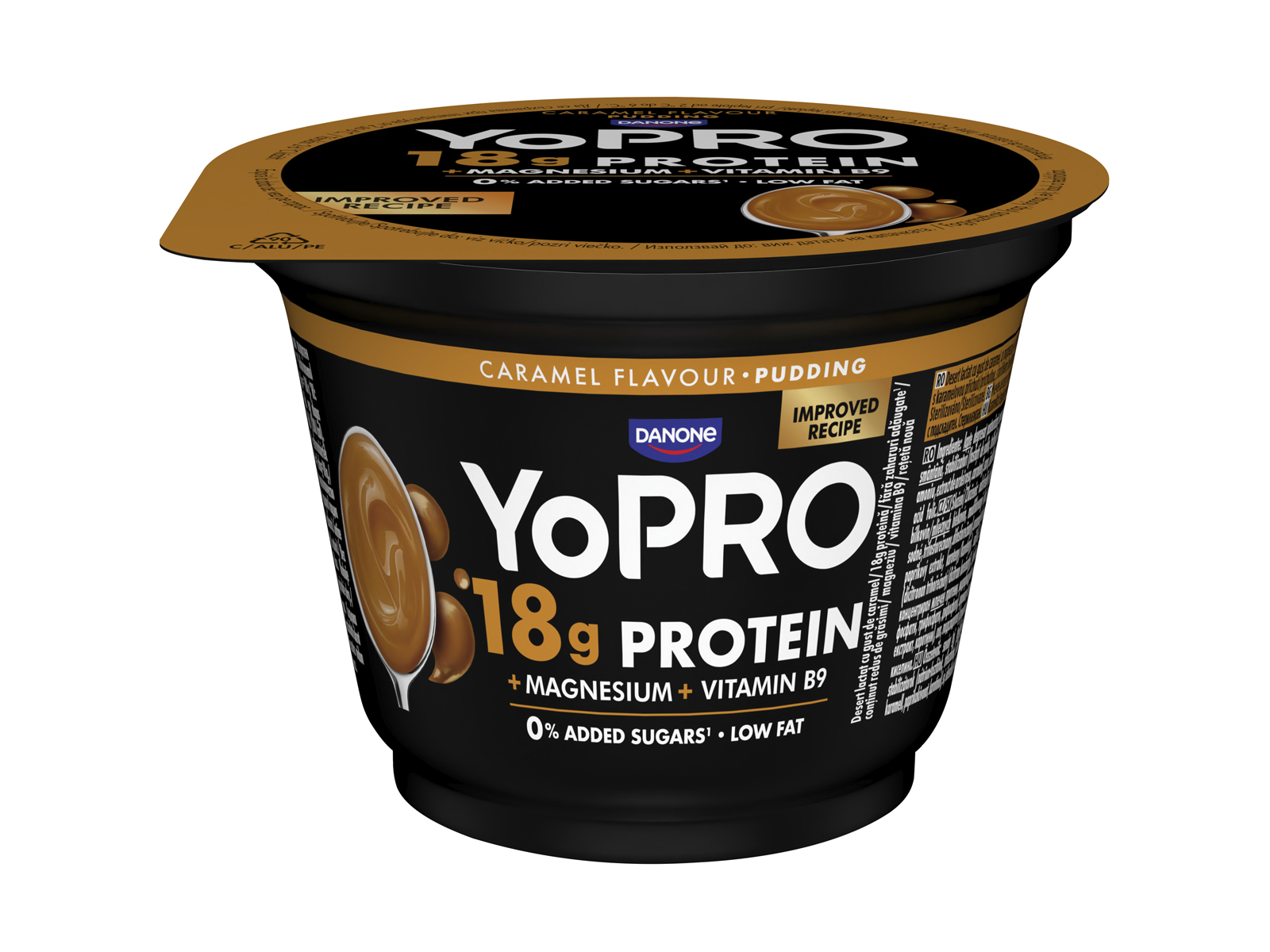 YOPRO PUDDING MAGAS FEHÉRJE TARTALOMMAL KARAMELL ÍZŰ TEJDESSZERT 180G[H]