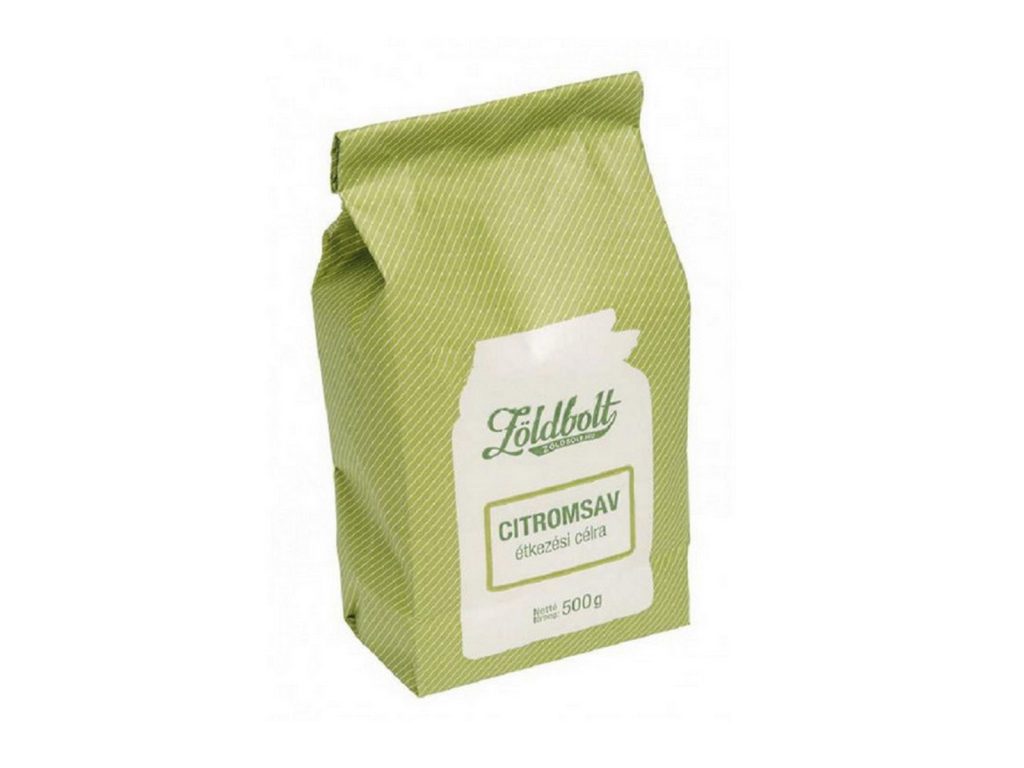 ZÖLDBOLT CITROMSAV ÉTKEZÉSI CÉLRA 500G