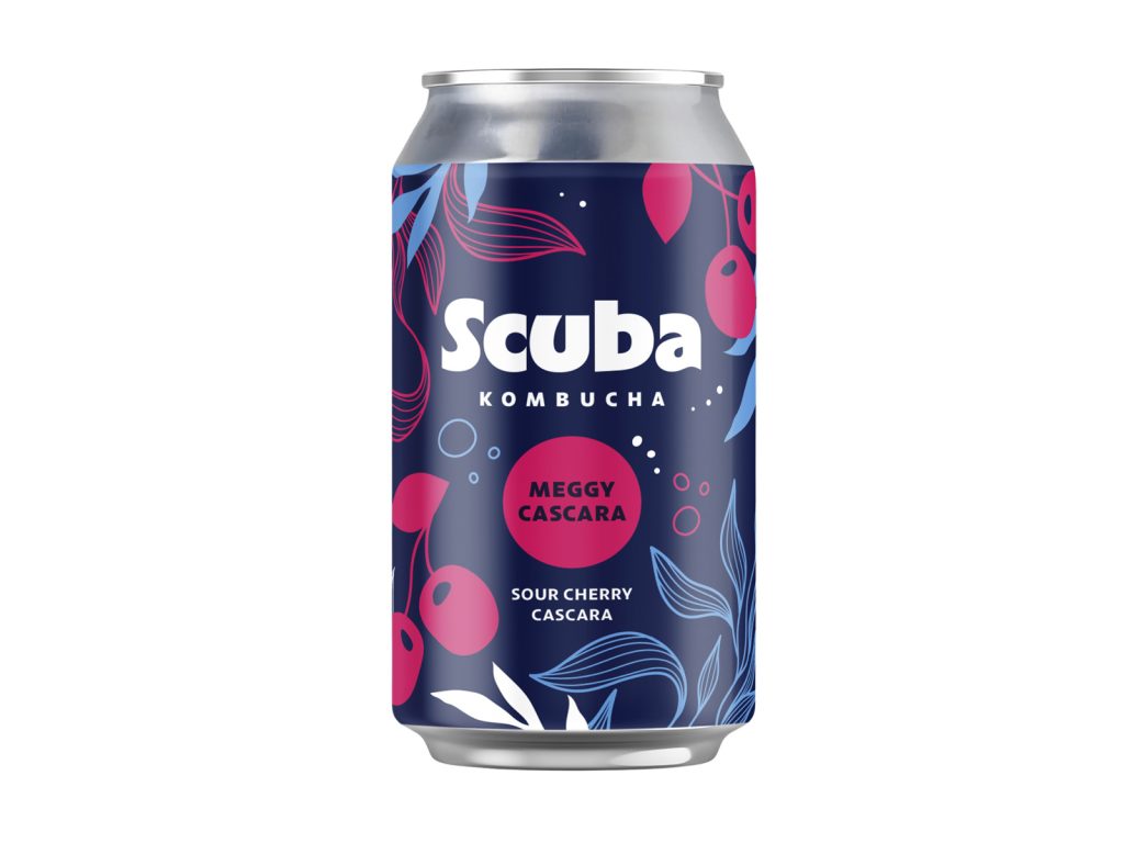 SCUBA KOMBUCHA MEGGY CASCARA ITAL 330ML DRS+50FT BETÉTDÍJ