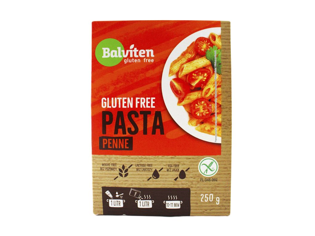 GLUTÉNMENTES BALVITEN TÉSZTA PENNE 250G