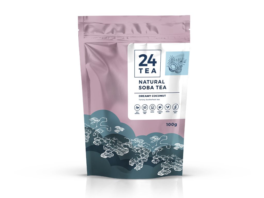 24TEA NATURAL SOBA HAJDINA TEA KÓKUSZ 100G