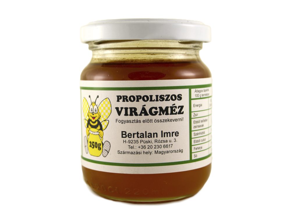 BERTALAN PROPOLISZOS VIRÁGMÉZ 250G