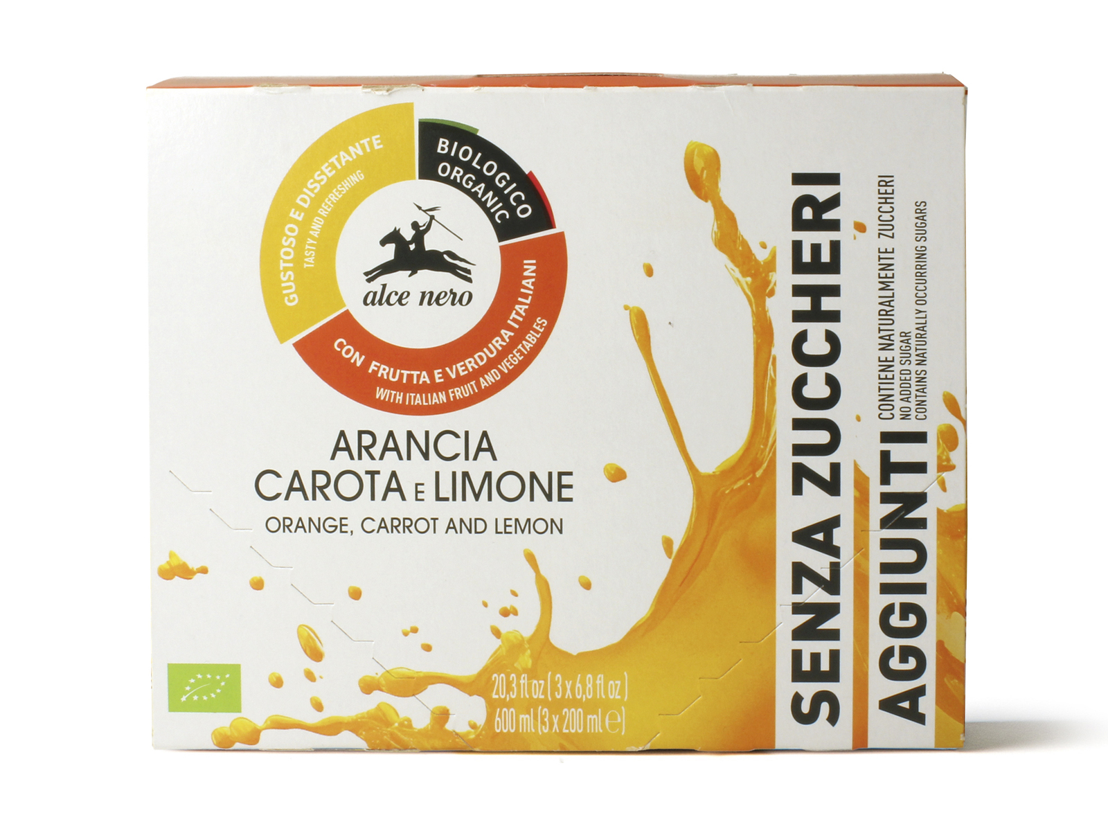 BIO ALCE NERO NARANCS - SÁRGARÉPA - CITROM ITAL HCN 3X200ML