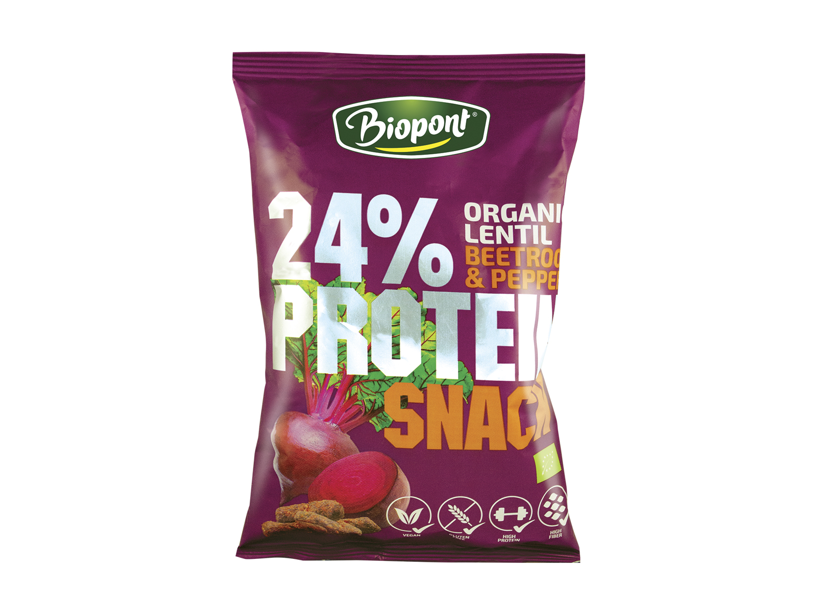 BIO BIOPONT GLUTÉNMENTES PROTEIN SNACK CÉKLÁS-BORSOS 50G