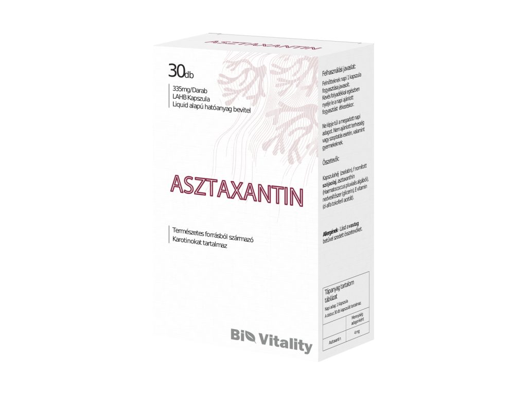 BIO VITALITY ASZTAXANTIN 4MG KAPSZULA 30DB