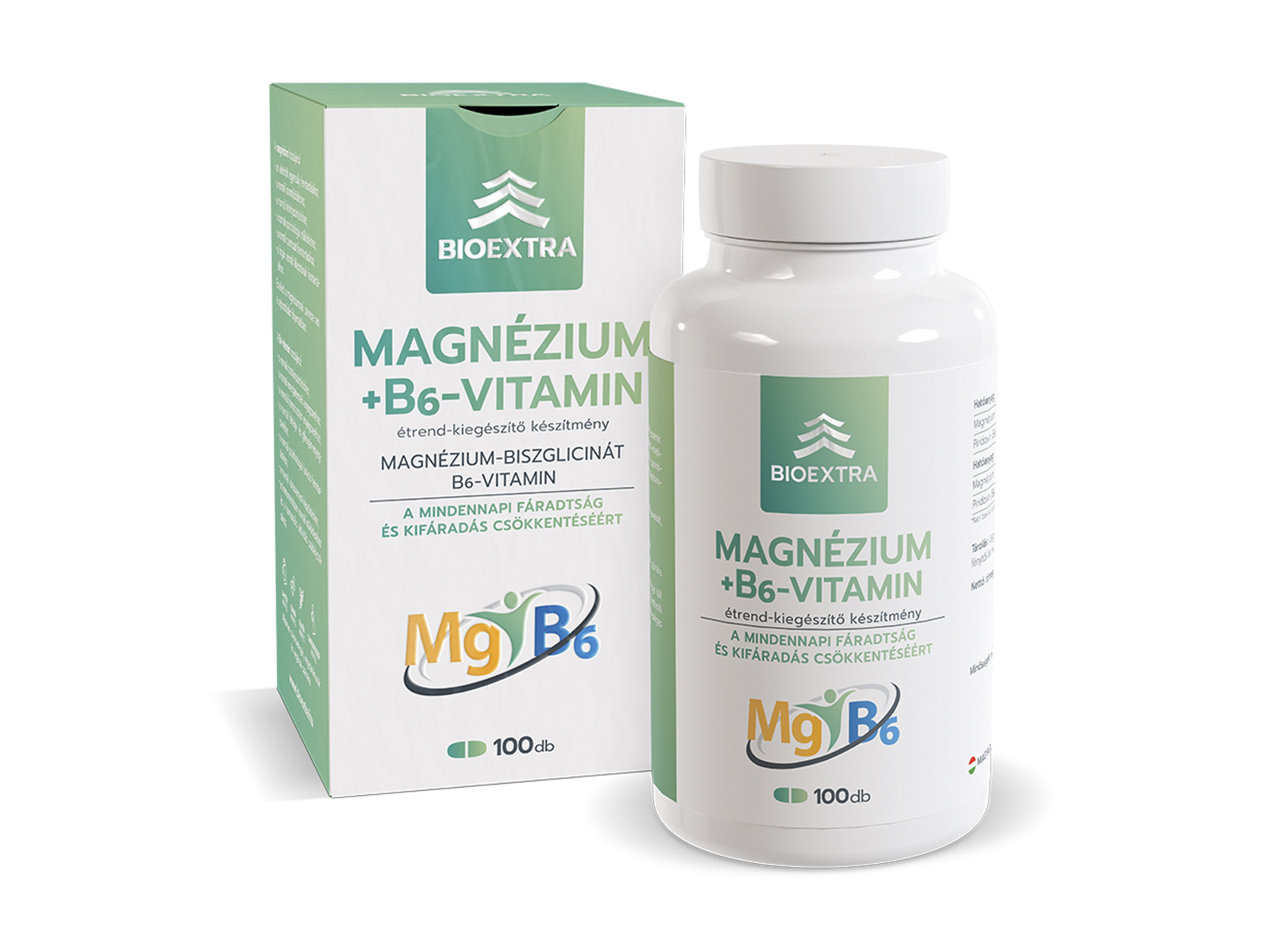 BIOEXTRA MAGNÉZIUM+B6 ÉTREND-KIEGÉSZÍTŐ FILMTABLETTA 100DB