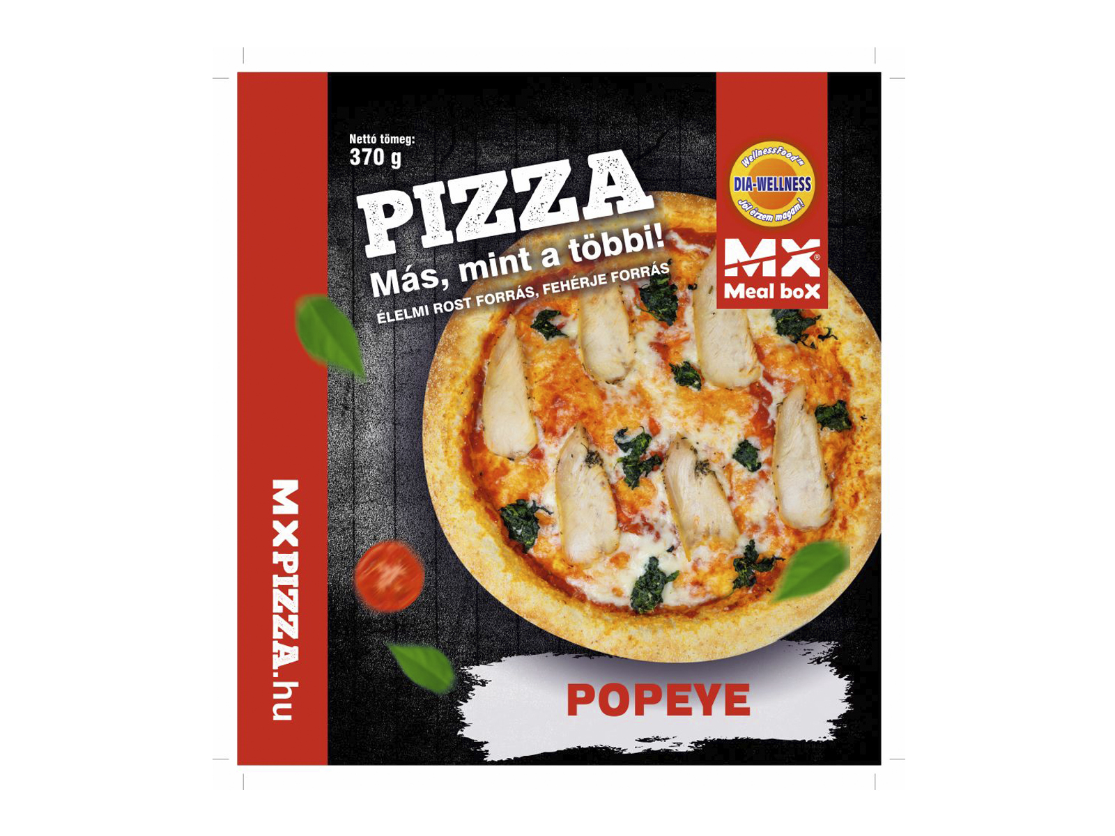 DIA-WELLNESS PIZZA POPEY 370G[F]