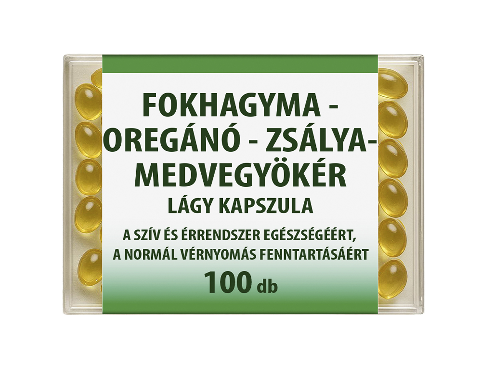 DR.CHEN FOKHAGYMA-OREGANO-ZSÁLYA-MEDVEGYÖKÉR LÁGY KAPSZULA 100DB