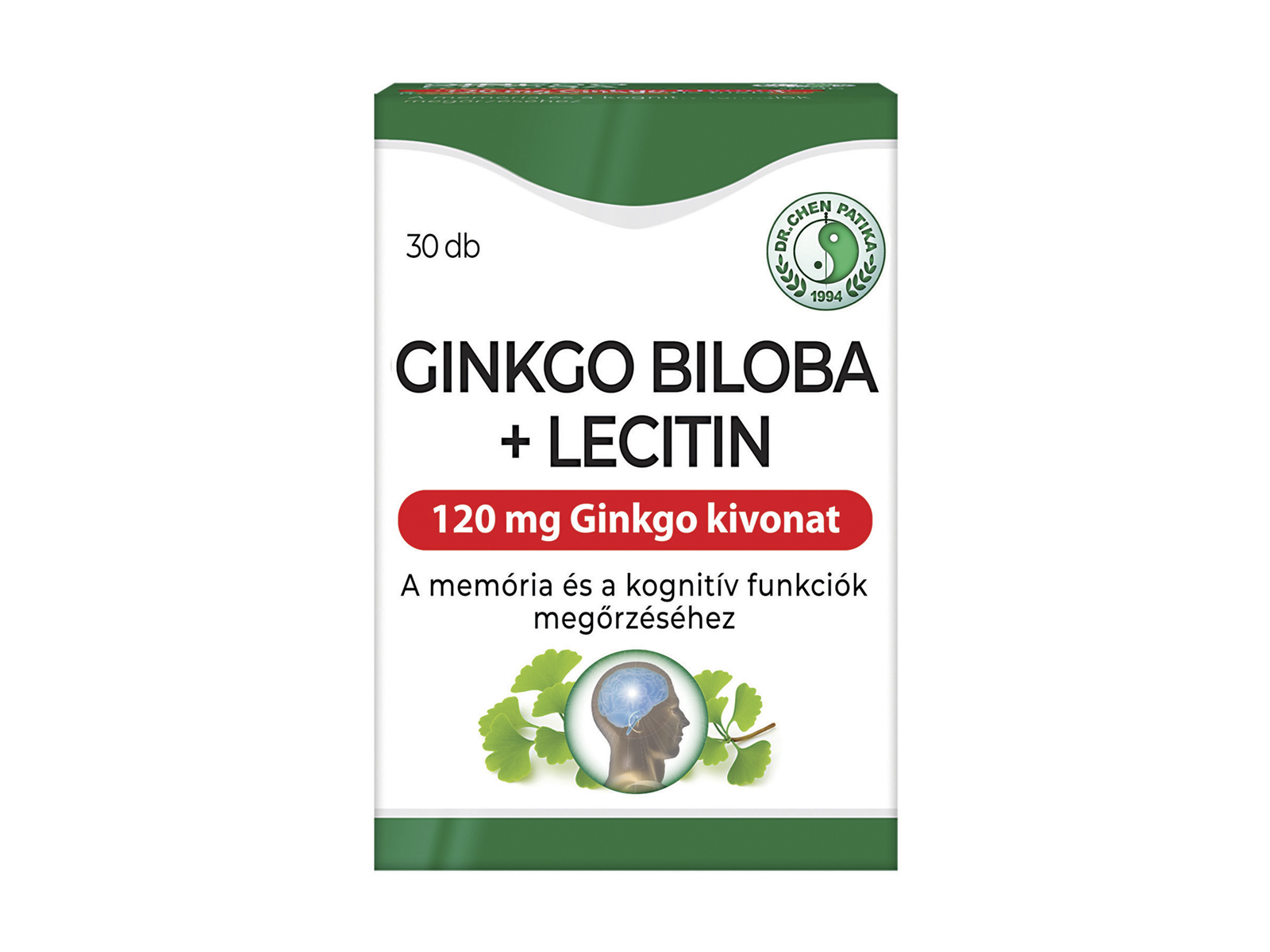 DR.CHEN GINKGO BILOBA 120MG+LECITIN KAPSZULA 30DB