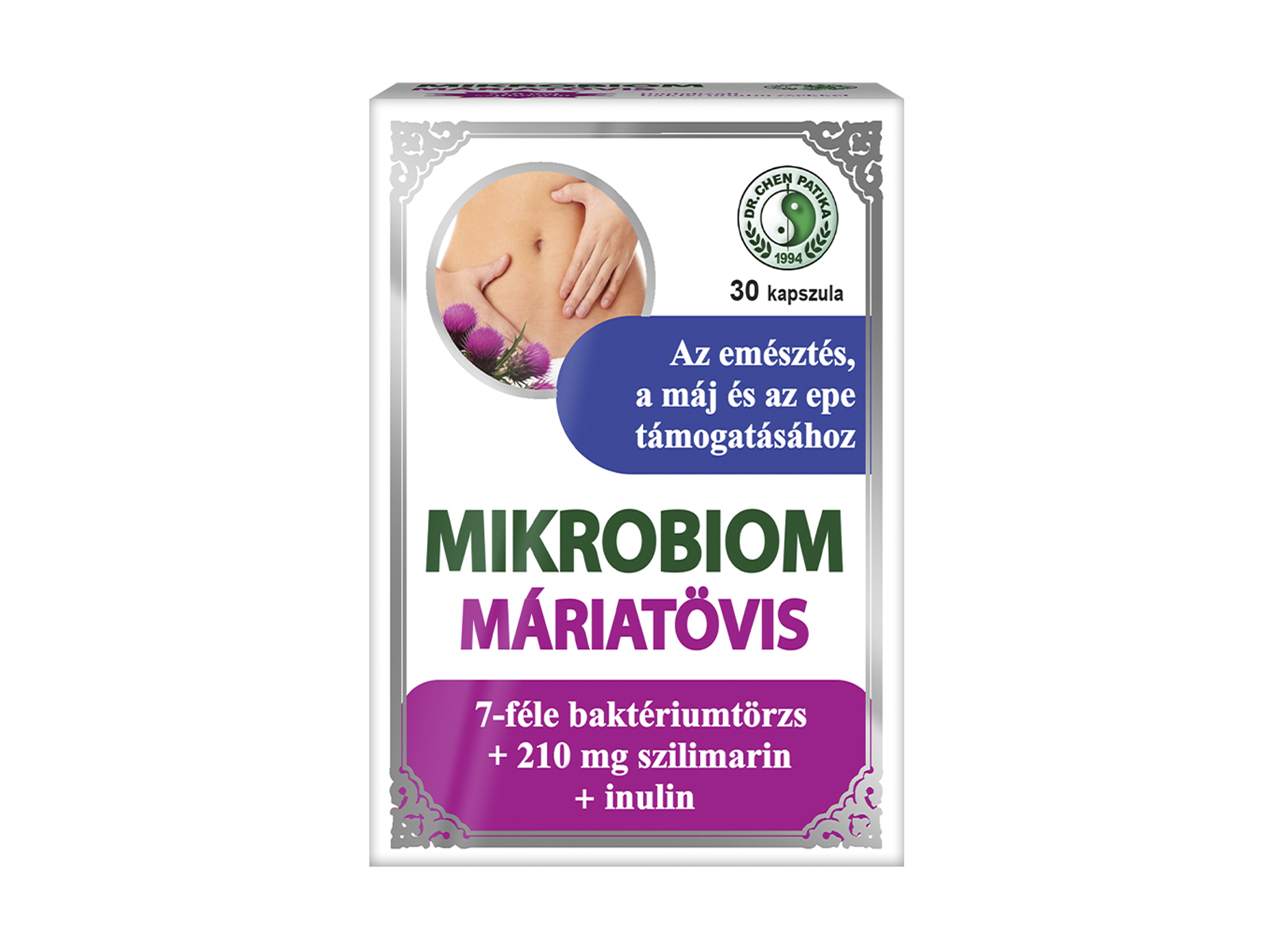 DR.CHEN MIKROBIOM MÁRIATÖVIS KAPSZULA 30DB