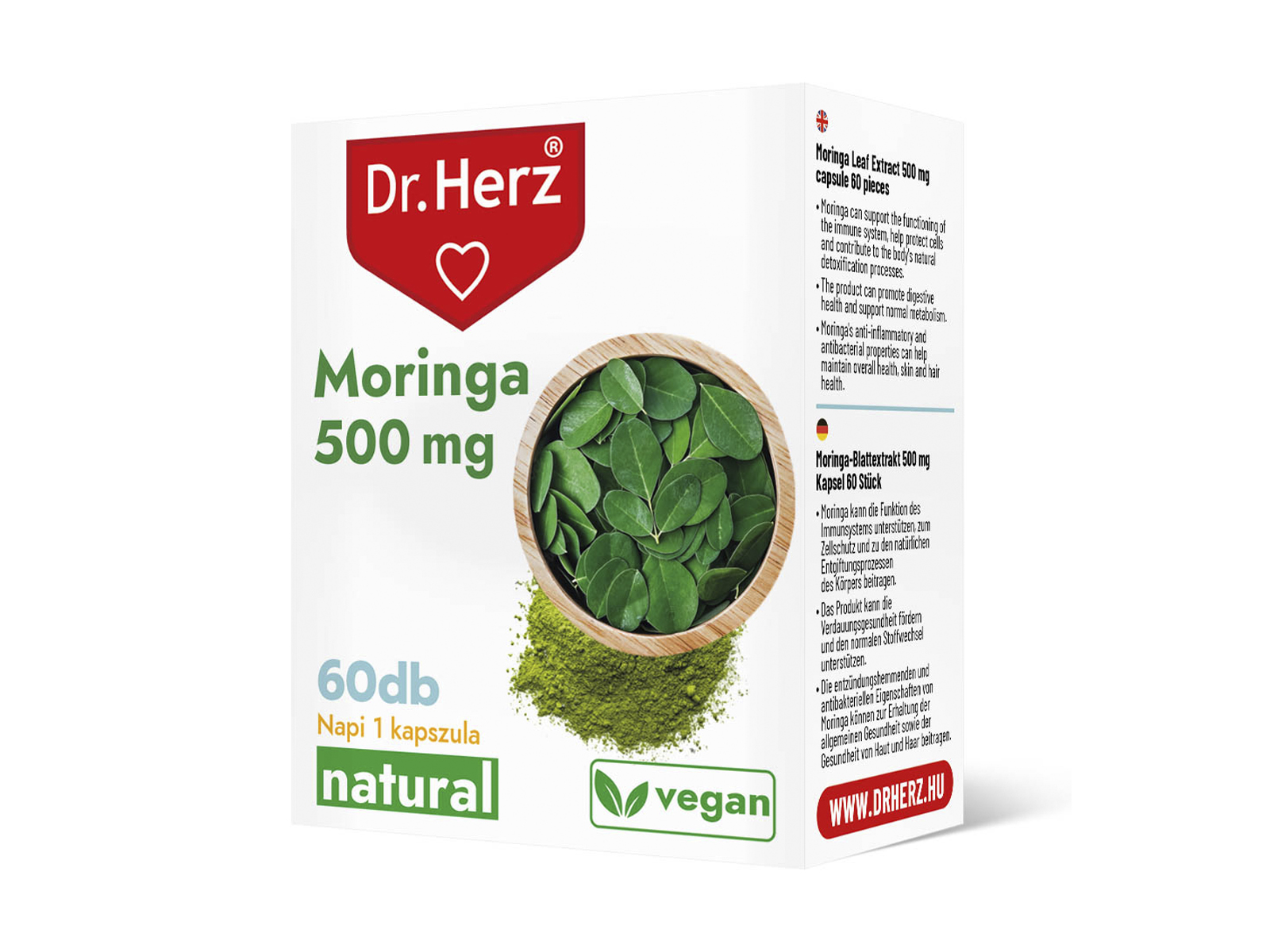 DR. HERZ MORINGA 650MG KAPSZULA 60DB