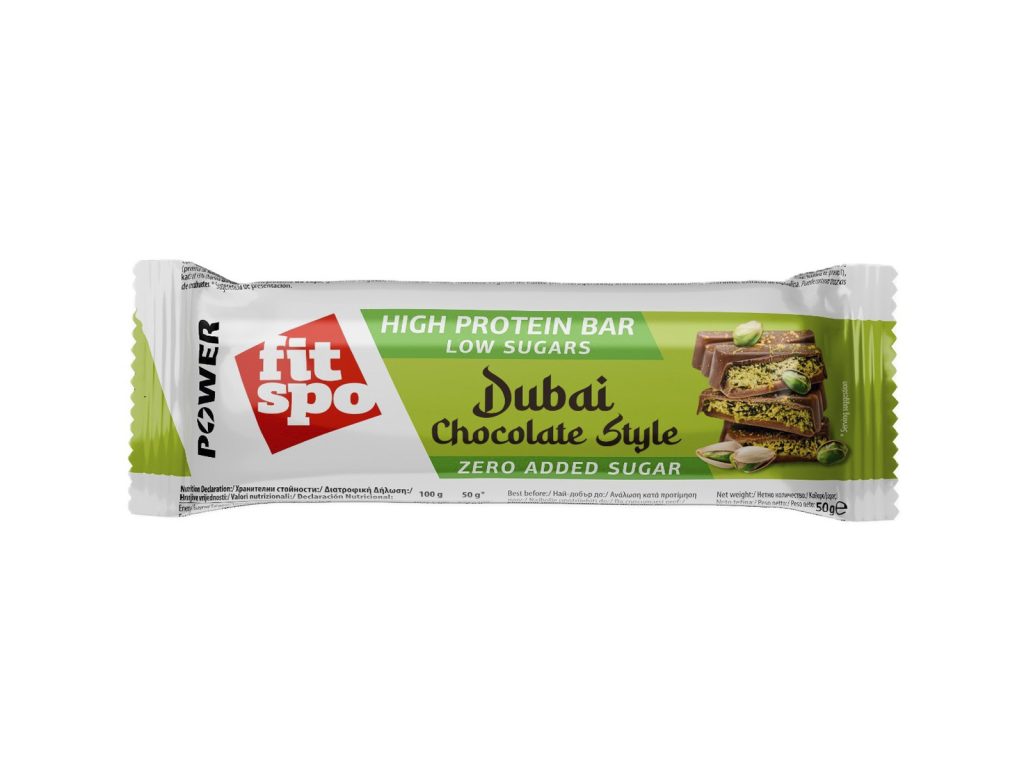FITSPO FEHÉRJESZELET DUBAI CSOKOLÁDÉS HCN 50G