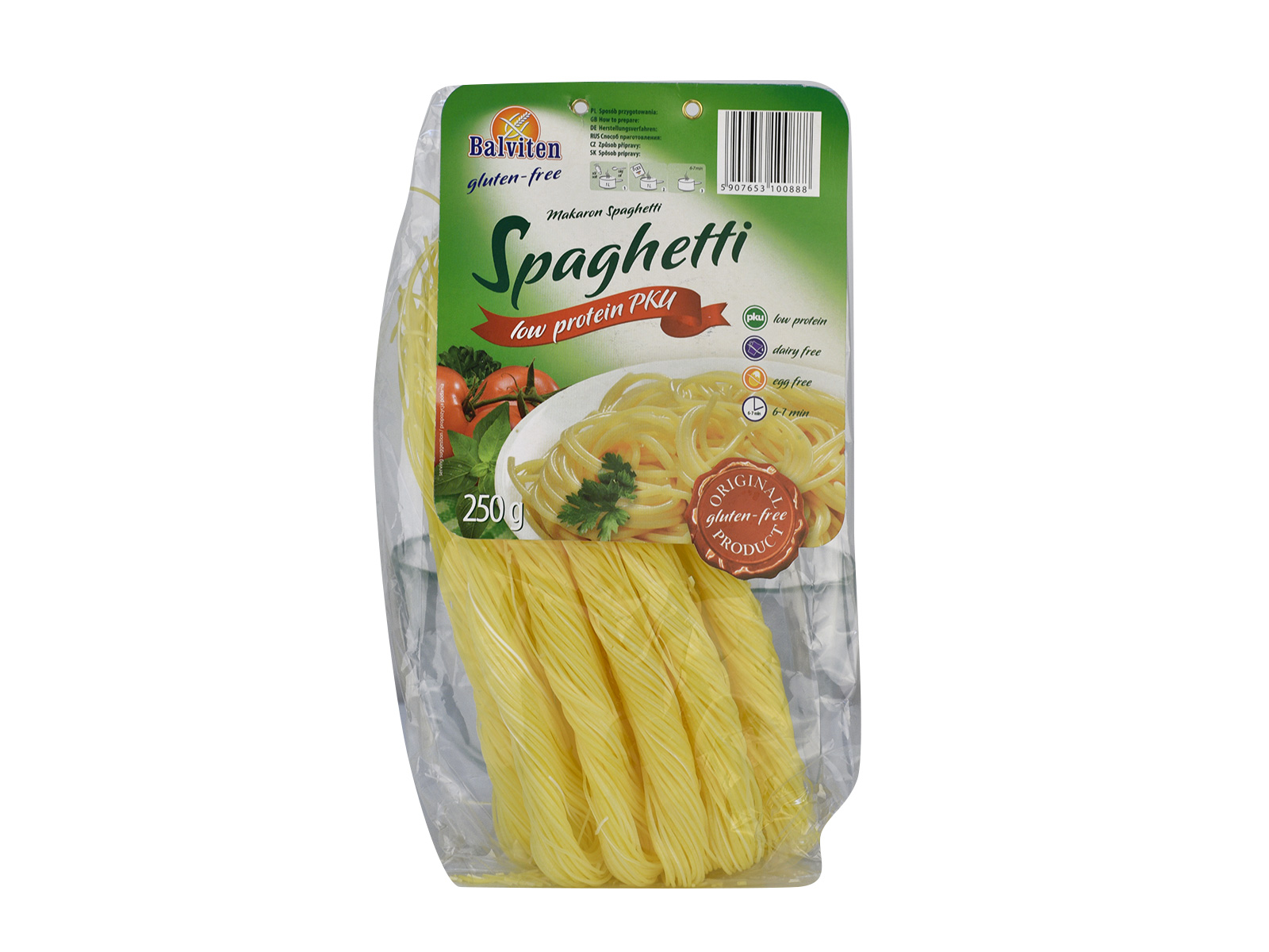GLUTÉNMENTES BALVITEN SPAGETTI PKU 250G