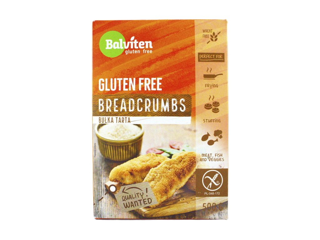 GLUTÉNMENTES BALVITEN ZSEMLEMORZSA 500G