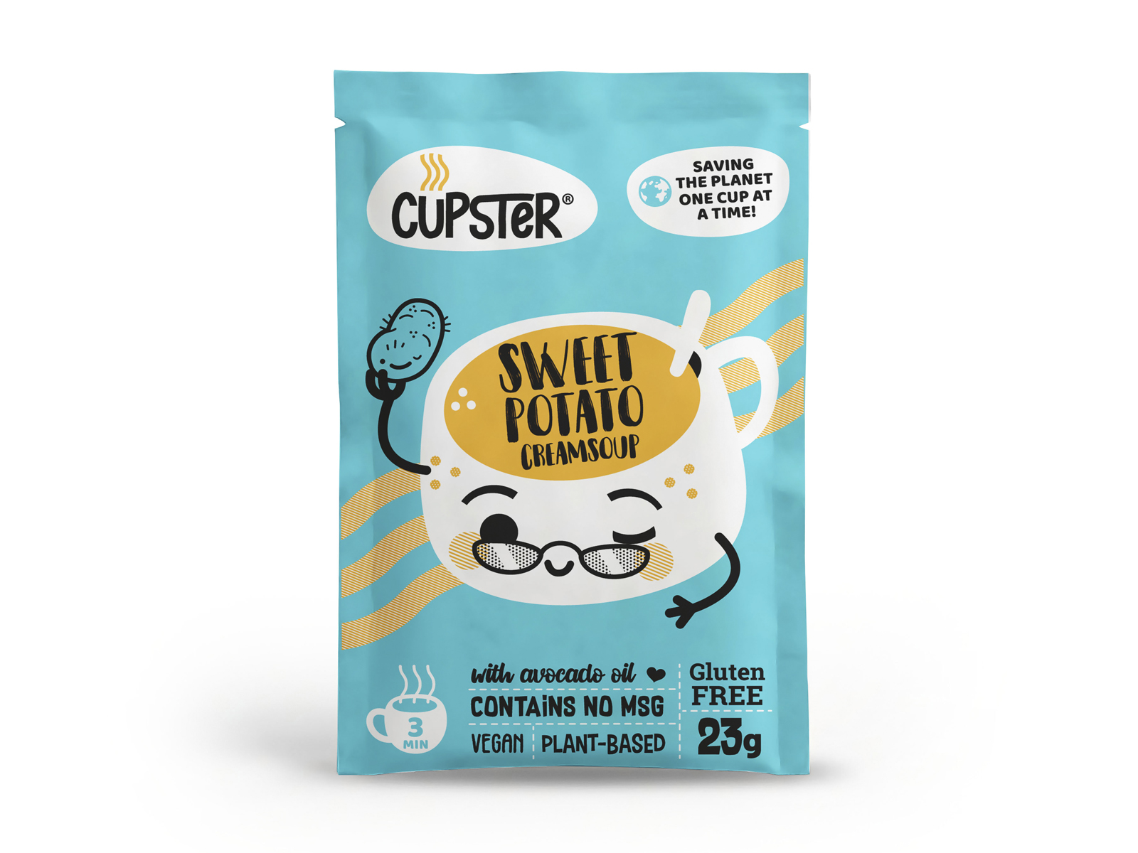 GLUTÉNMENTES CUPSTER INSTANT BATÁTA KRÉMLEVES 23G