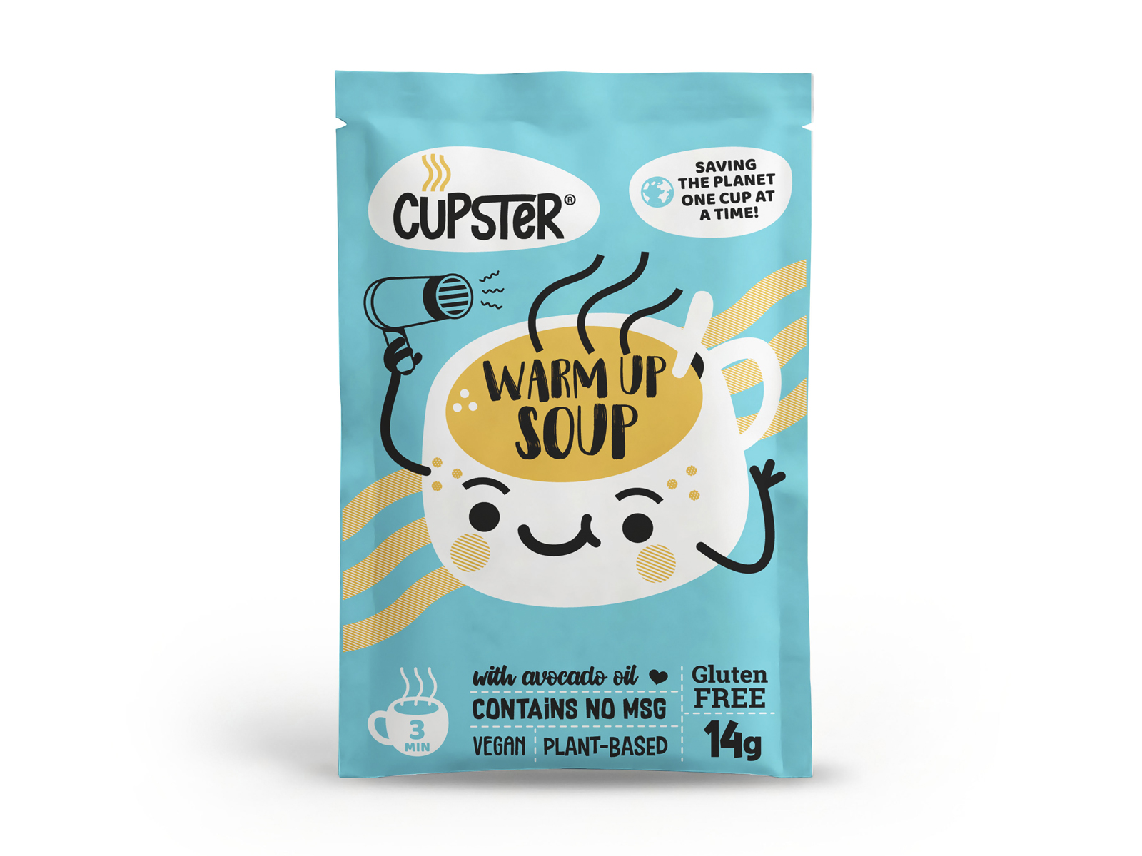 GLUTÉNMENTES CUPSTER INSTANT ERŐLEVES 14G