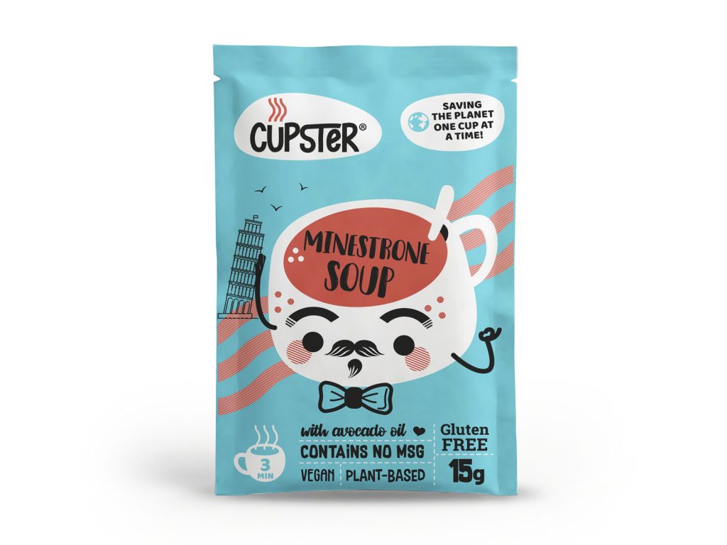 GLUTÉNMENTES CUPSTER INSTANT MINESTRONE LEVES 15G