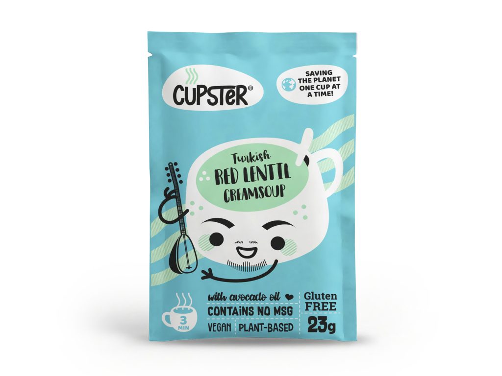 GLUTÉNMENTES CUPSTER INSTANT TÖRÖK VÖRÖSLENCSE KRÉMLEVES 23G