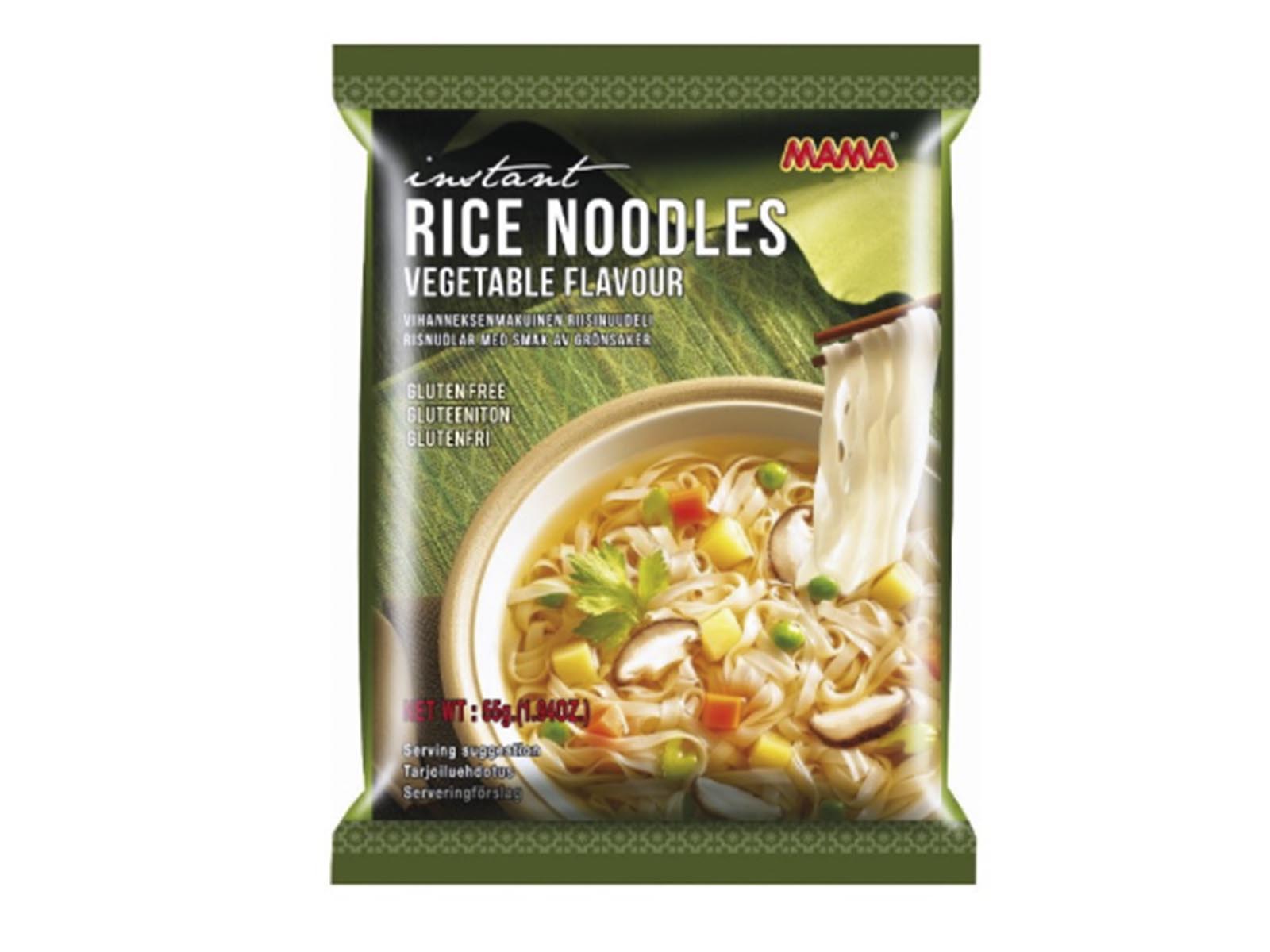 GLUTÉNMENTES MAMA VEGÁN INSTANT RIZSTÉSZTA ZÖLDSÉG ÍZESÍTÉSSEL 55G