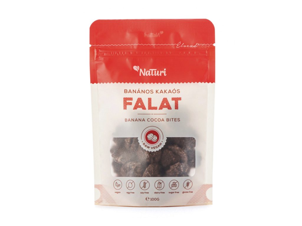 GLUTÉNMENTES NATURI BANÁNOS KAKAÓS FALAT 100G
