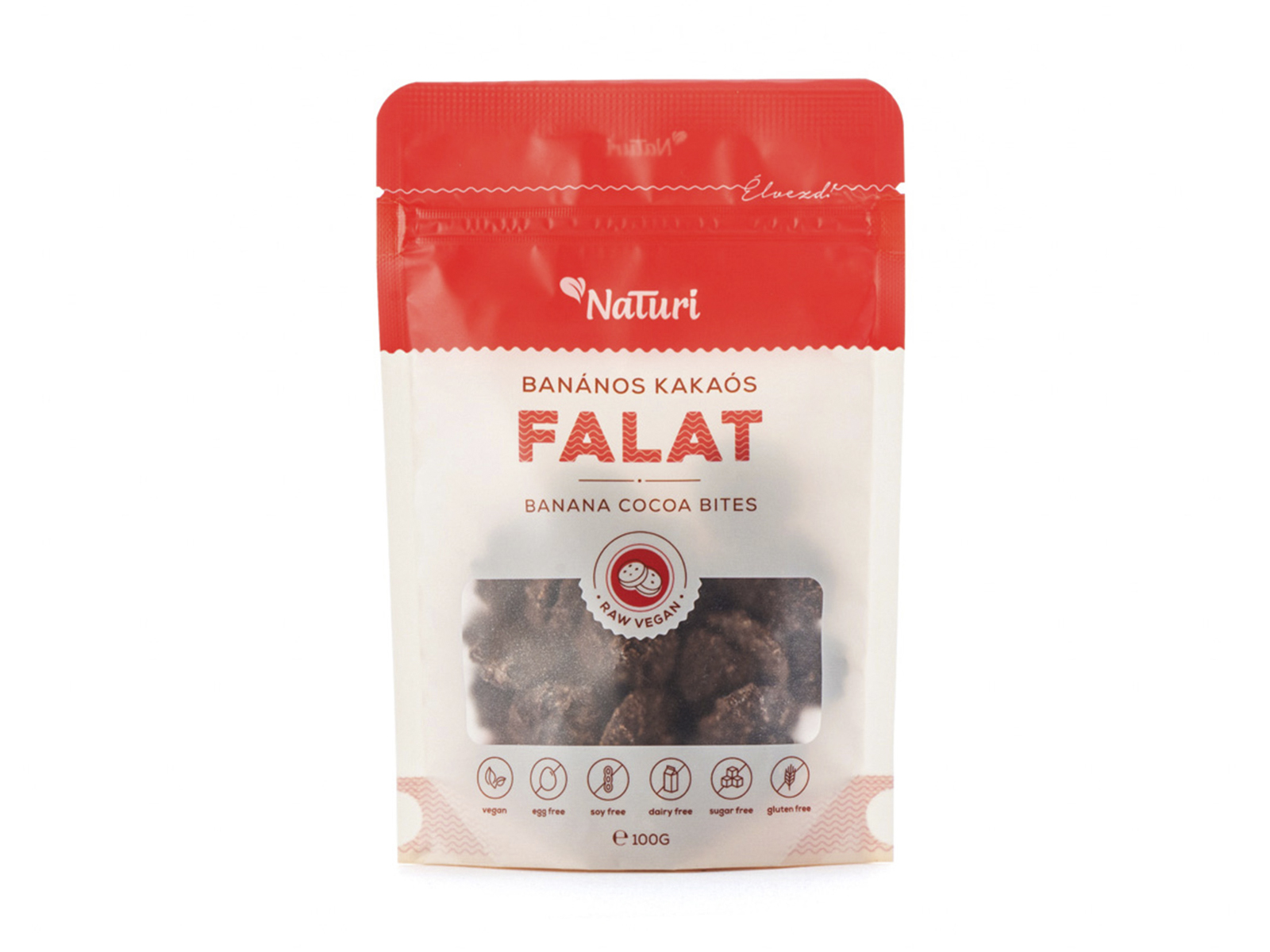 GLUTÉNMENTES NATURI BANÁNOS KAKAÓS FALAT 100G