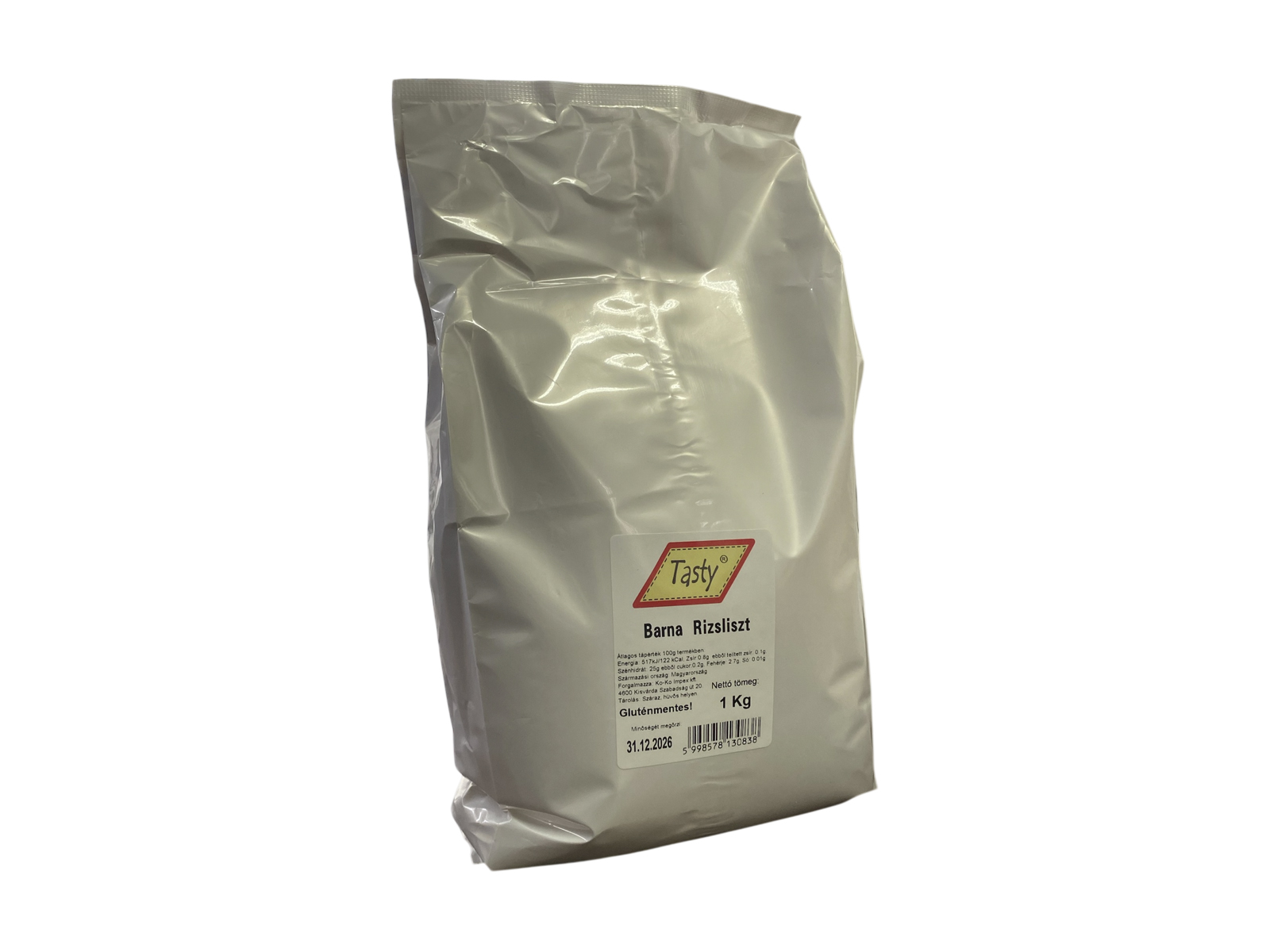GLUTÉNMENTES TASTY BARNA RIZSLISZT 1000G