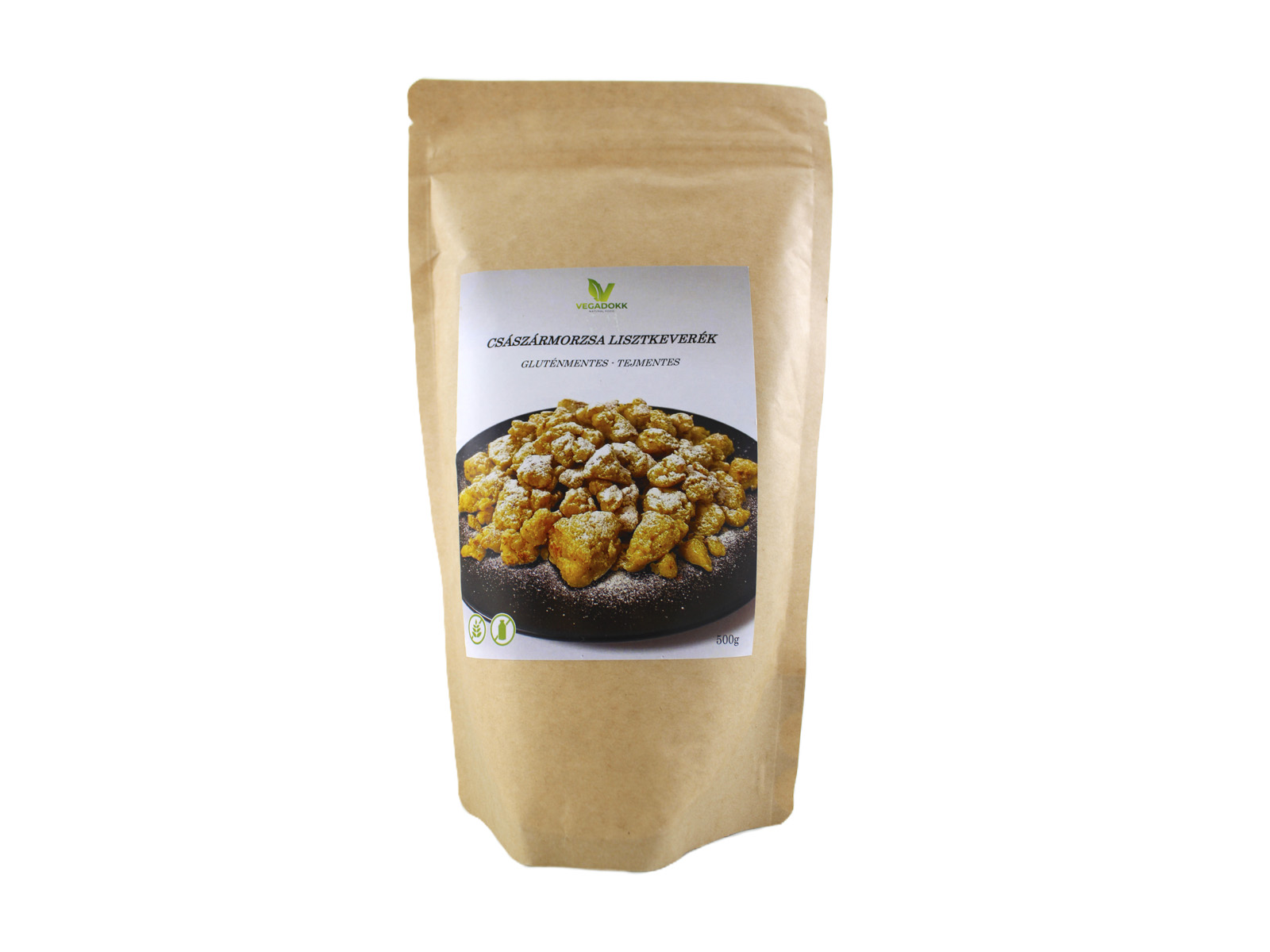 GLUTÉNMENTES VEGADOKK CSÁSZÁRMORZSA LISZTKEVERÉK 500G