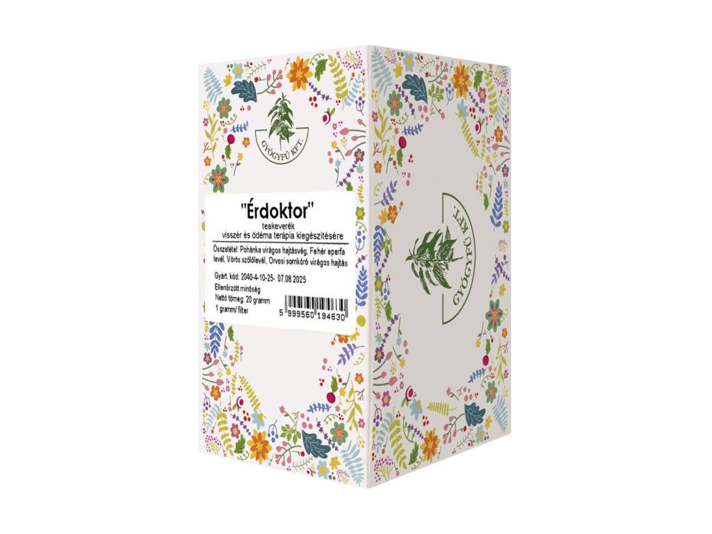 GYÓGYFŰ ÉRDOKTOR TEAKEVERÉK FILTERES 20DB