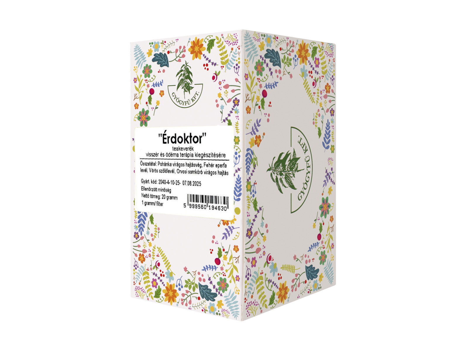 GYÓGYFŰ ÉRDOKTOR TEAKEVERÉK FILTERES 20DB