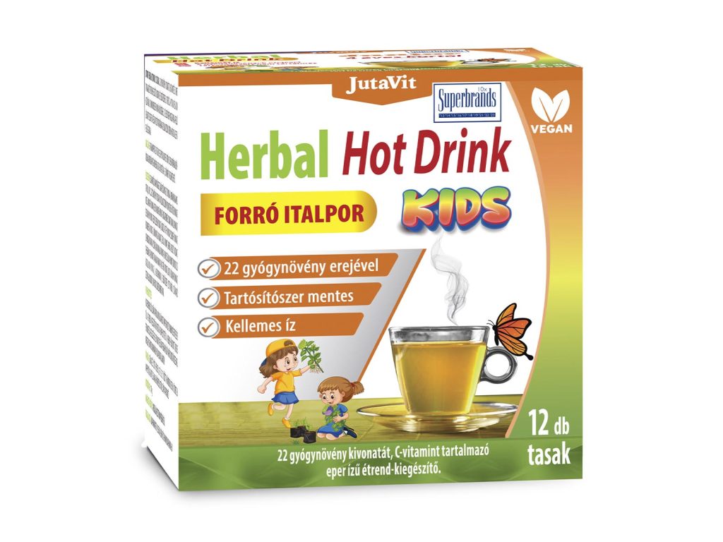 JUTAVIT HERBAL HOT DRINK FORRÓ ITALPOR GYEREKEKNEK 12DB