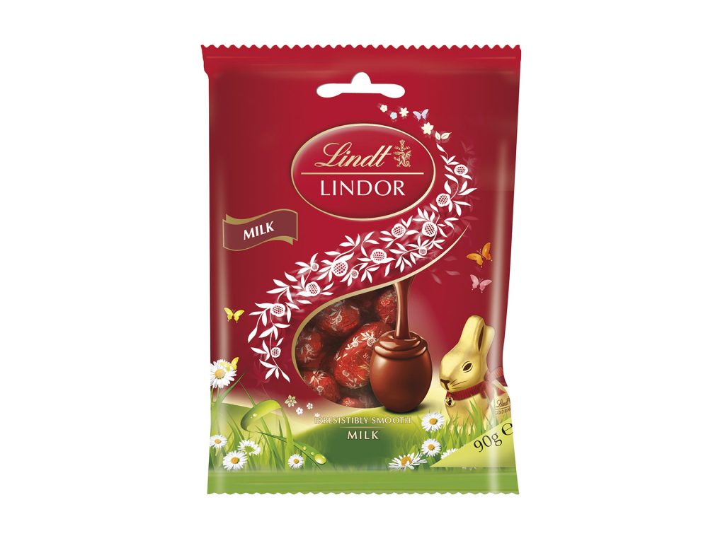 LINDT LINDOR TEJCSOKOLÁDÉ MINI TOJÁSOK 90G