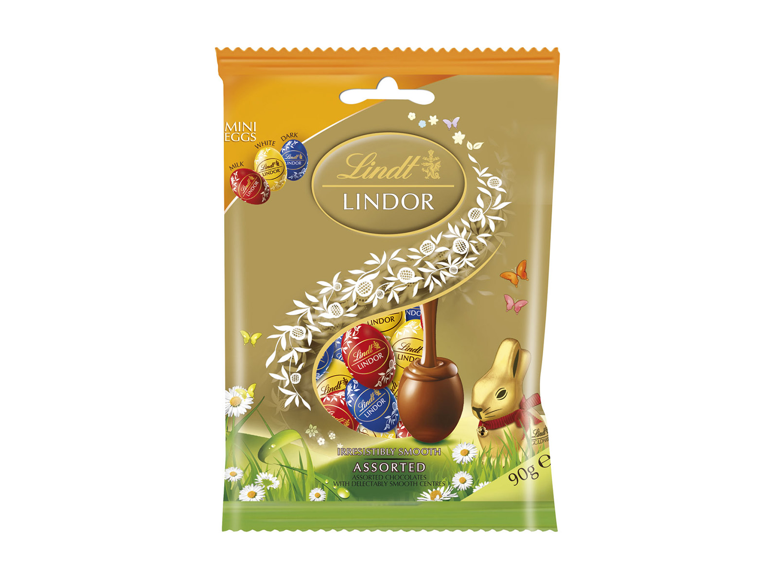 LINDT LINDOR VÁLOGATOTT MINI TOJÁSOK 90G