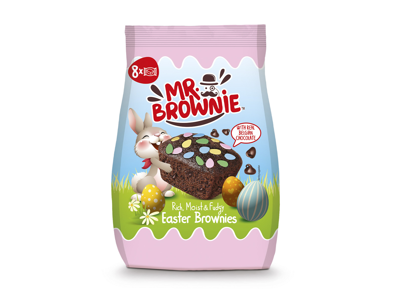 MR. BROWNIE HÚSVÉTI KIADÁS BELGA CSOKIS BROWNIES 200G
