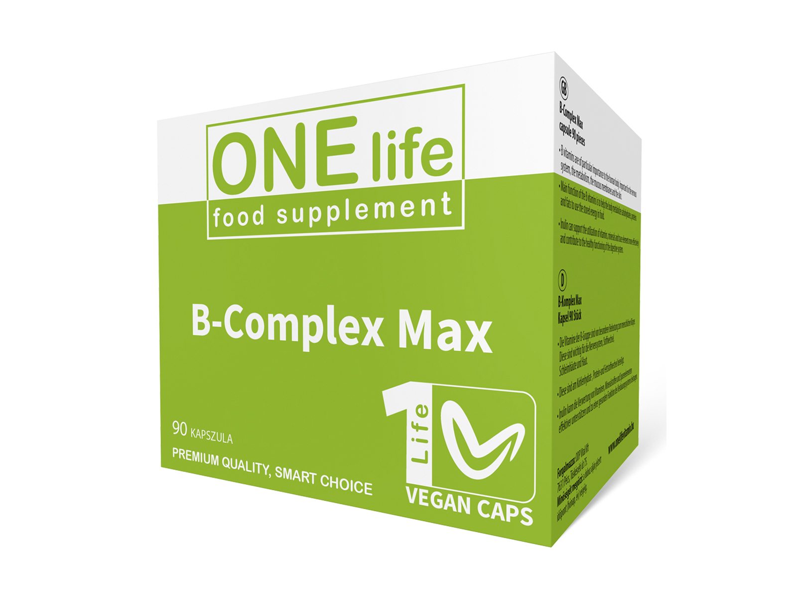 ONE LIFE B-KOMPLEX MAX KAPSZULA 90DB