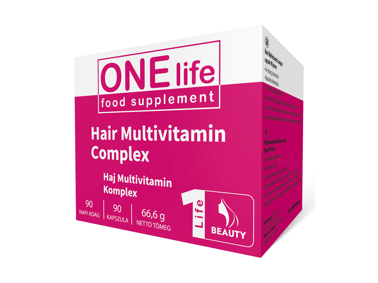 ONE LIFE HAJ MULTIVITAMIN KOMPLEX KAPSZULA 90DB