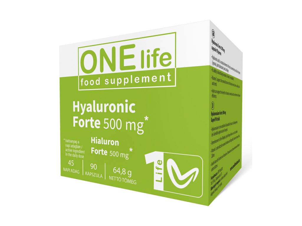 ONE LIFE HIALURON FORTE 500MG KAPSZULA 90DB