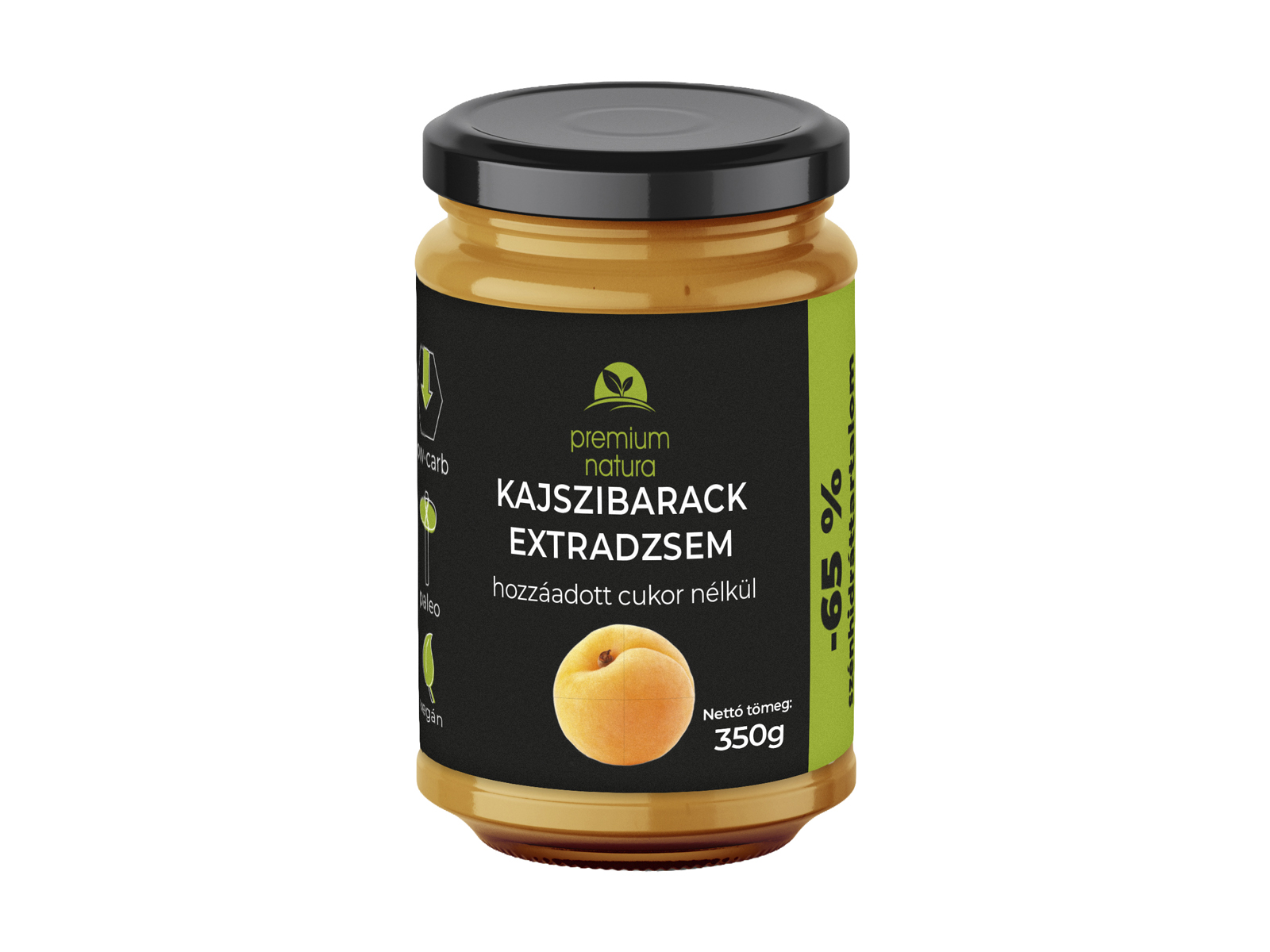 PREMIUM NATURA LOW-CARB KAJSZIBARACK EXTRA DZSEM HCN 350G