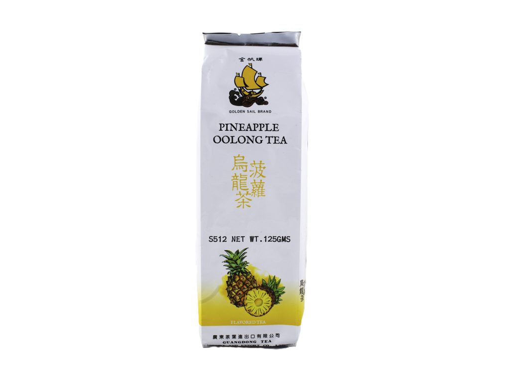 SUN MOON GOLDEN SAIL OOLONG TEA ANANÁSZ GYÜMÖLCS KIVONATTAL, SZÁLAS 125G