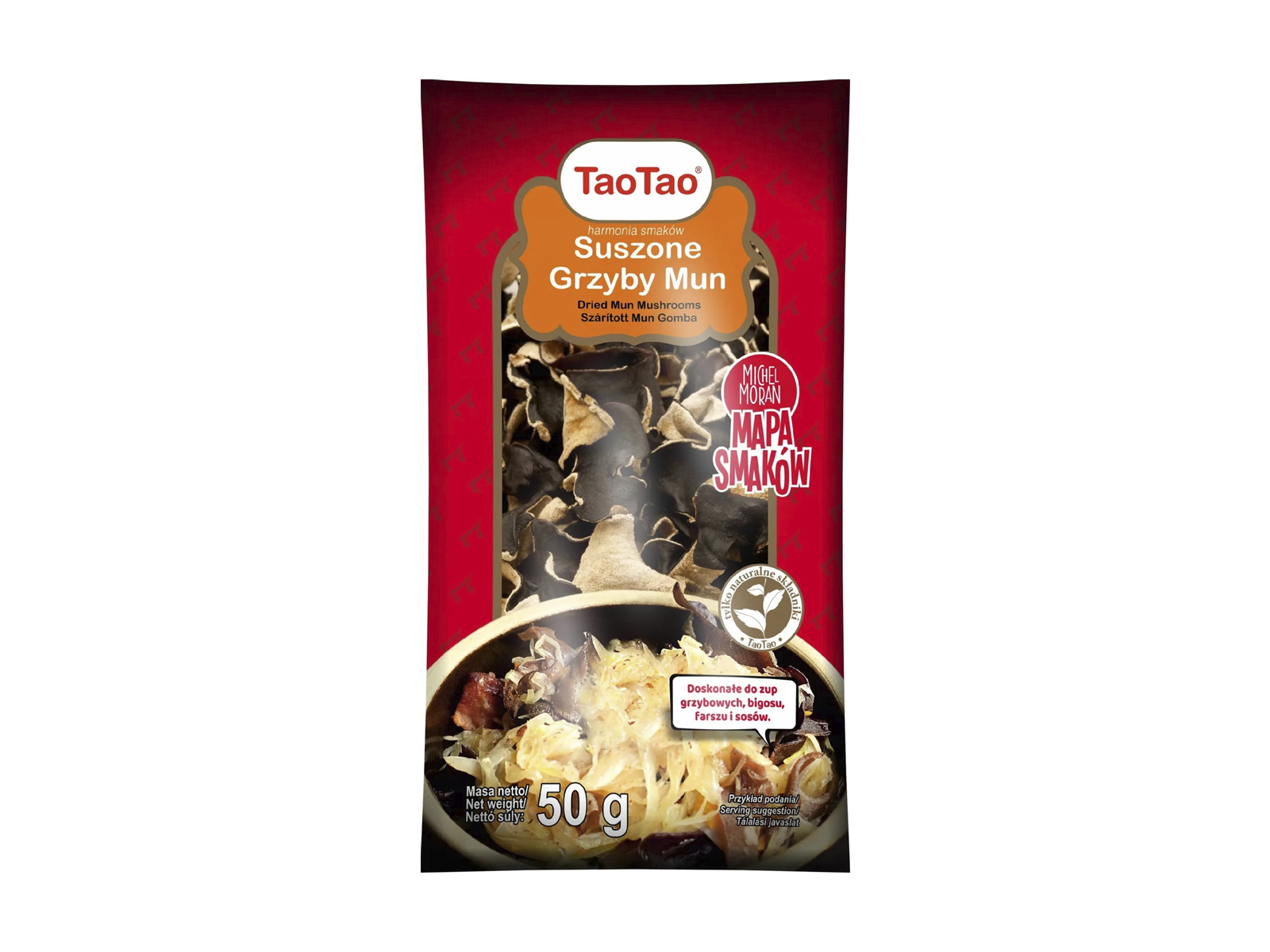 TAOTAO KÍNAI SZÁRÍTOTT MUN GOMBA 50G