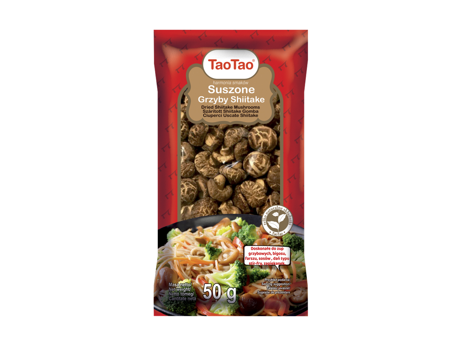 TAOTAO KÍNAI SZÁRÍTOTT GOMBA SHIITAKE 50G