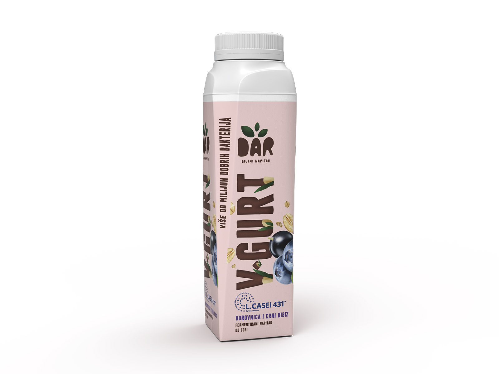 VEGAN VINDIJA DAR V-GURT ZABITAL JOGHURTKULTÚRÁS KÉK ÁFONYÁS-FEKETE RIBIZLIS 330G[H]