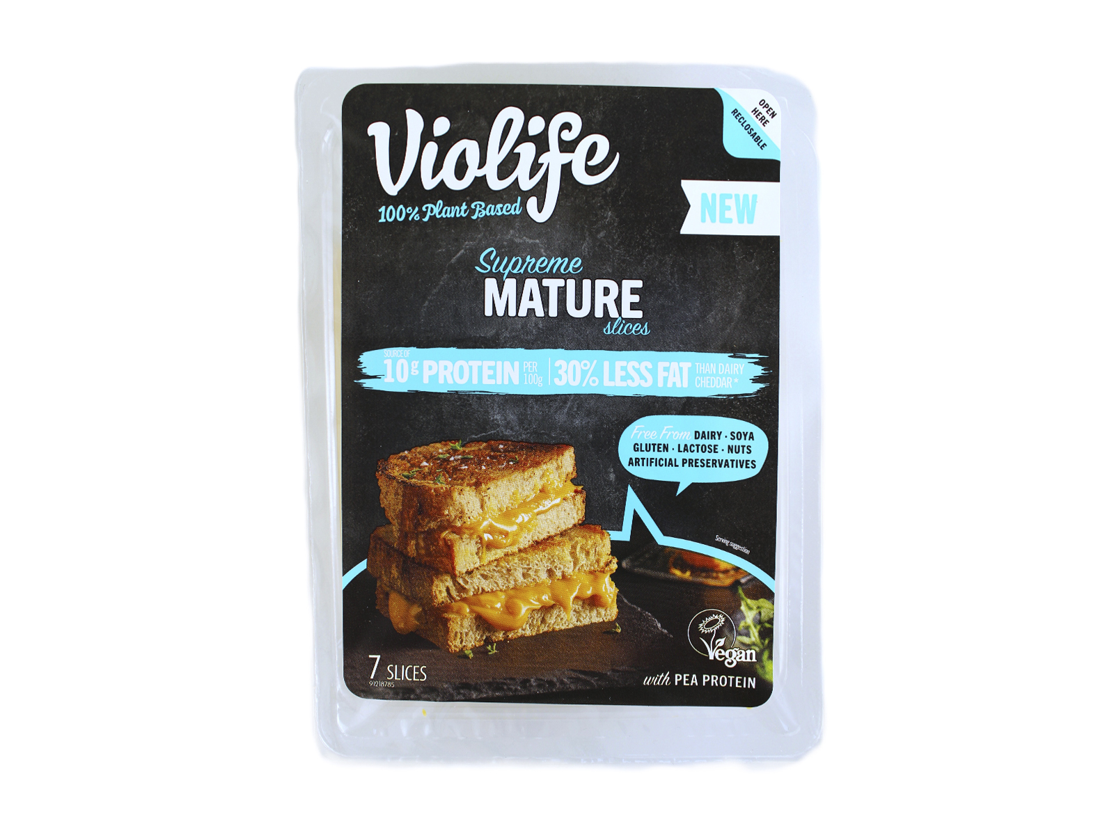 VIOLIFE SUPREME NÖVÉNYI CHEDDAR ÍZESÍTÉSŰ SZELETEK 140G[H]