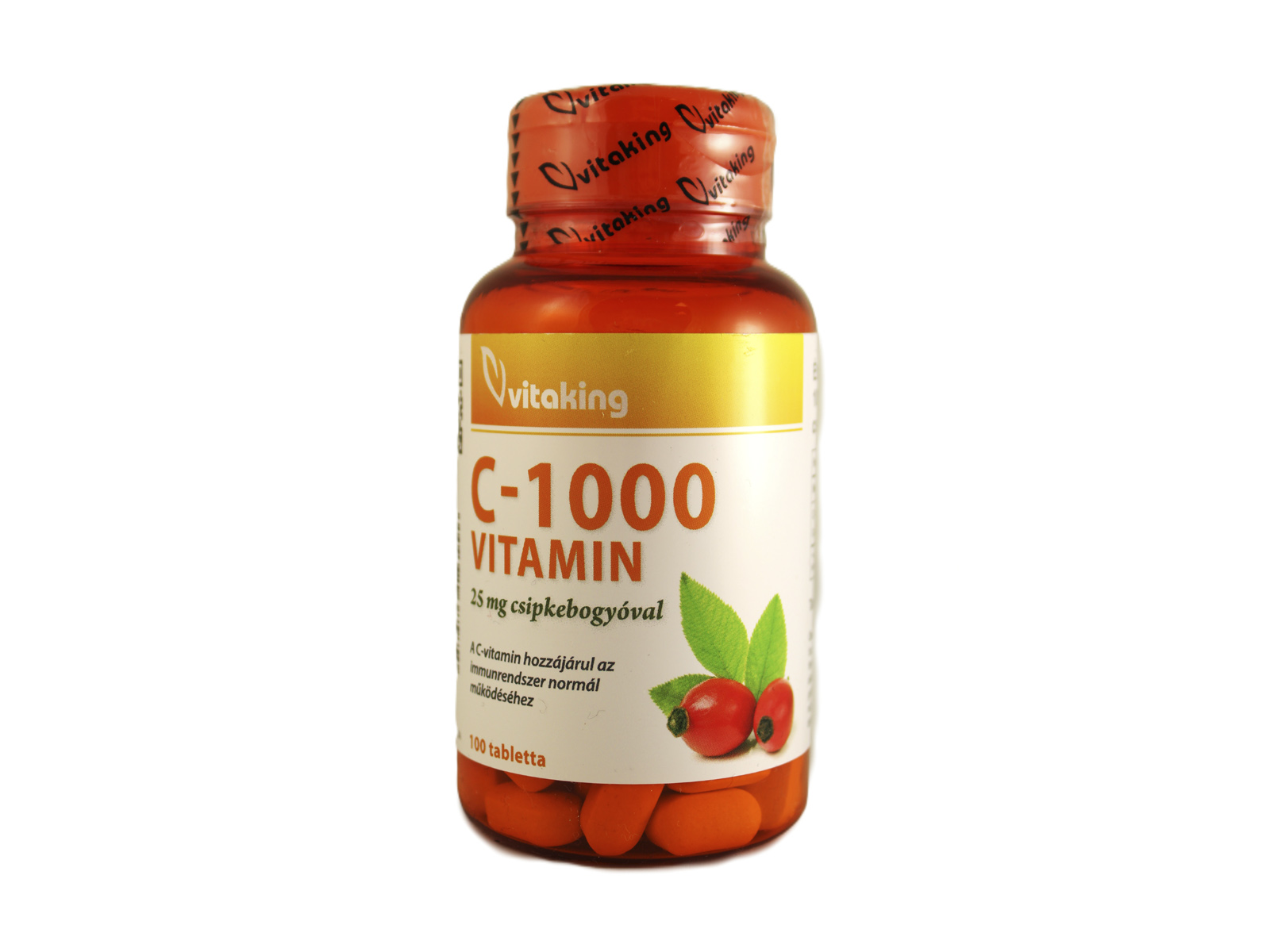 VITAKING C-1000MG CSIPKEBOGYÓVAL TABLETTA 100DB