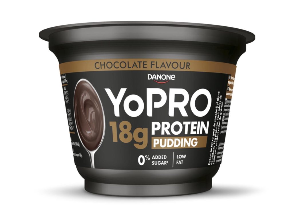 YOPRO PUDDING MAGAS FEHÉRJE TARTALOMMAL CSOKOLÁDÉ-MOGYORÓ ÍZŰ TEJDESSZERT 180G[H]