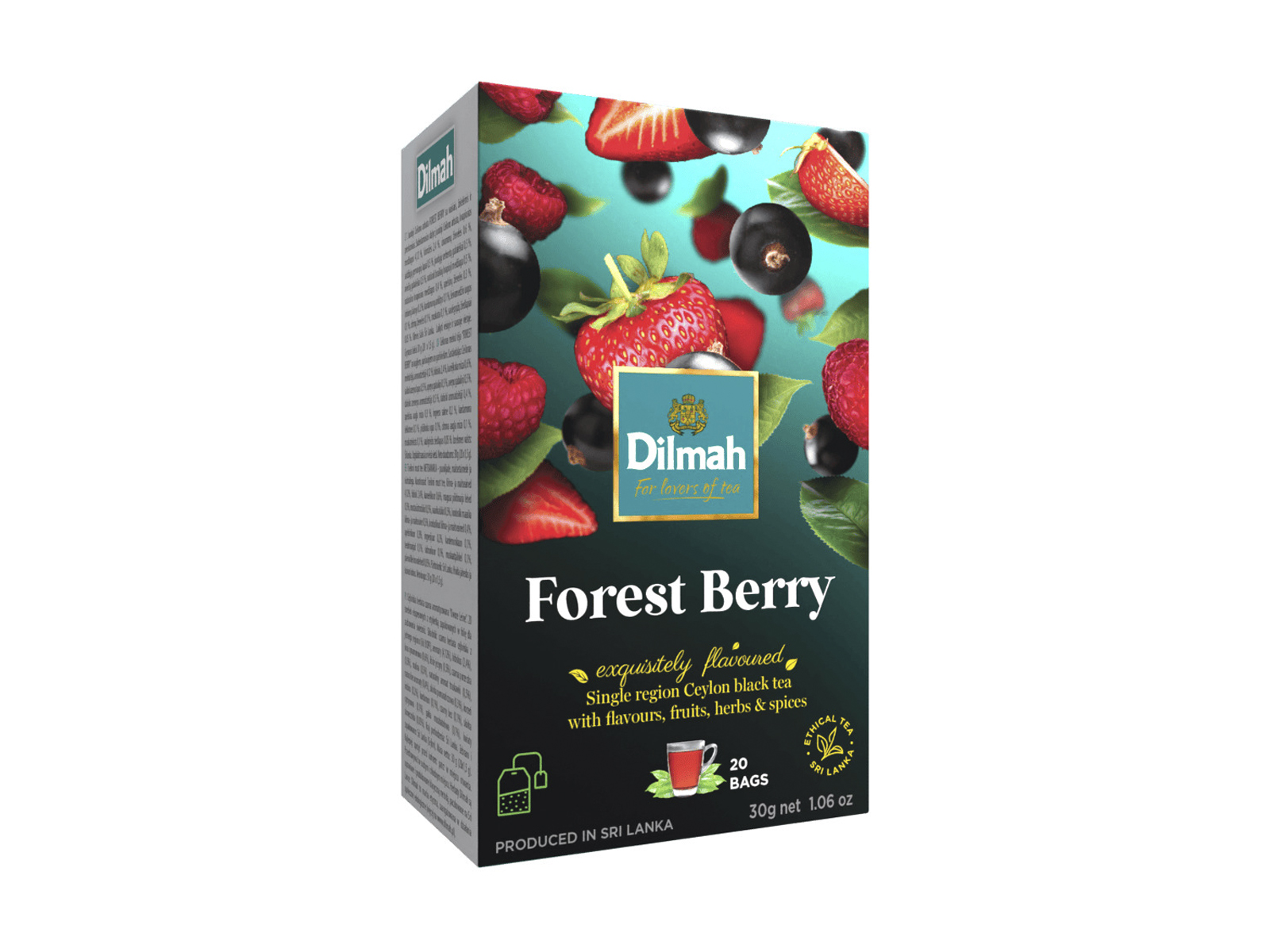 DILMAH ERDEI GYÜMÖLCS AROMÁS FEKETE TEA FILTERES 20DB