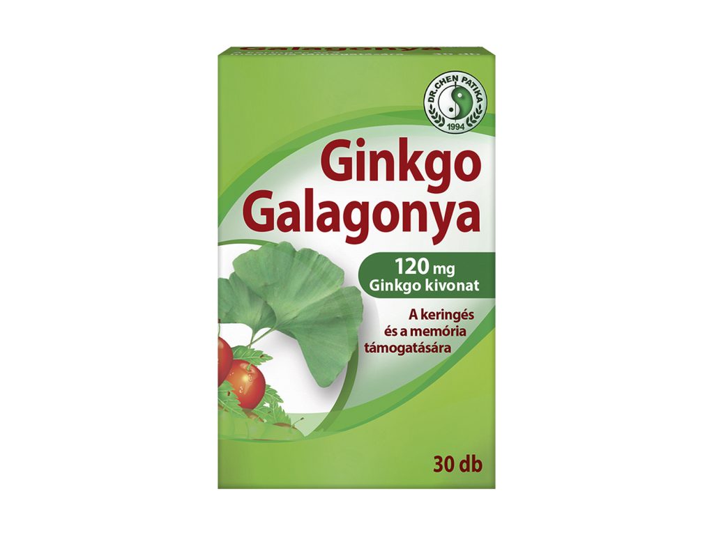 DR.CHEN GINKGO 120MG + GALAGONYA KAPSZULA 30DB